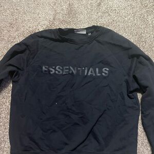 Essentials Black Men's Sweater